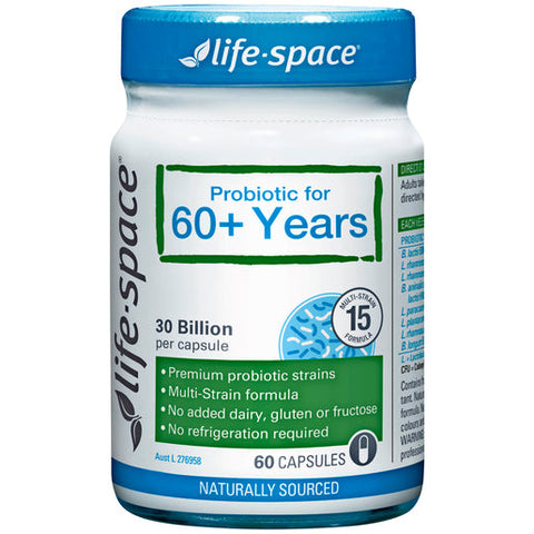 Life-Space Probiotic for 60+ Years 60 capsules