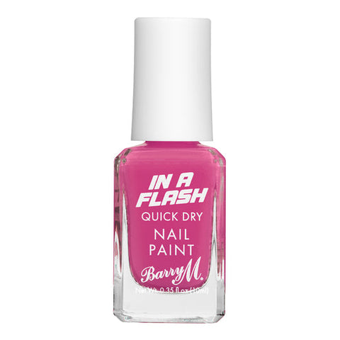 Barry M In a Flash Quick Dry Nail Paint Pink Burst 10ml
