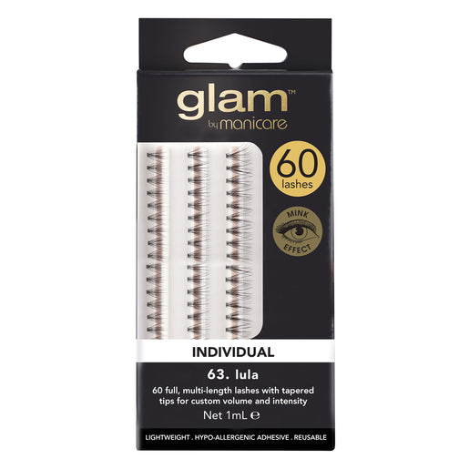 Glam by Manicare 63. Lula Mink Effect Individual Lashes 60 piece