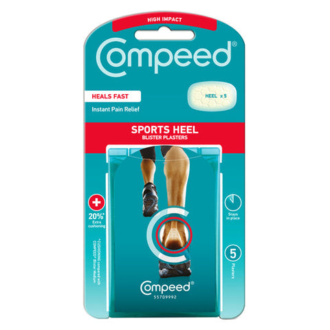 Compeed Sports Heel Blister Plasters 5 pack