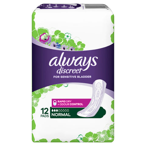 Always Discreet Normal Pad 12 pack