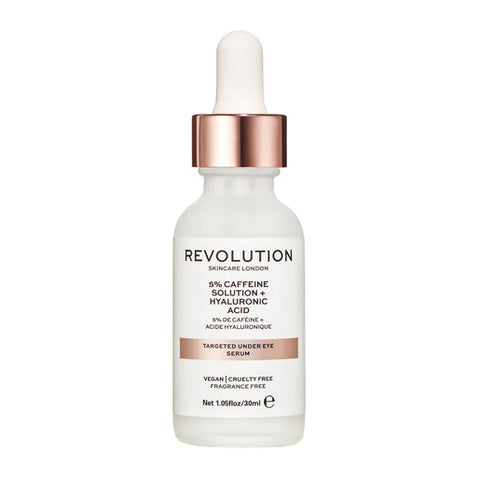 Revolution Skincare 5% Caffeine Solution + Hyaluronic Acid Targeted Under Eye Serum 30 ml