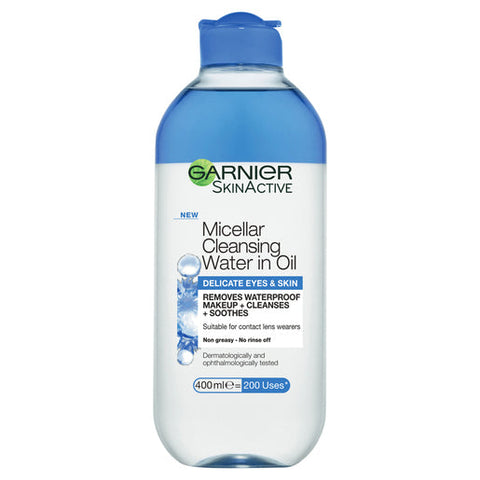 Garnier Micellar Cleansing Water in Oil Delicate Eyes & Skin 400 ml