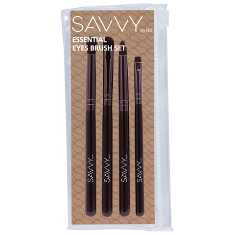 SAVVY by DB Essential Eyes Brush Set 4 pack