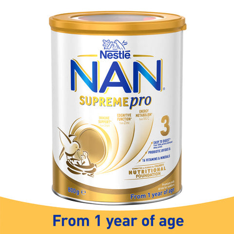 Nestle NAN SUPREMEpro 3 Premium Toddler Milk Drink Powder, From 1 Year 800 g