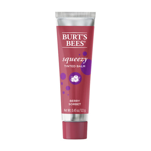 Burts Bees Squeezy Tinted Lip Balm Berry Sorbet 12.1 g