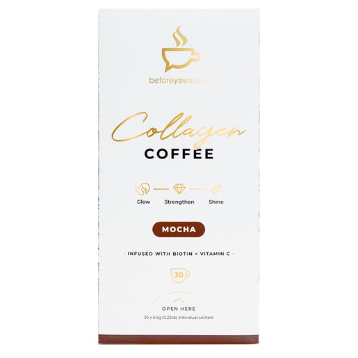 BEFOREYOUSPEAK Collagen Coffee Glow Mocha 6.5g 30 pack