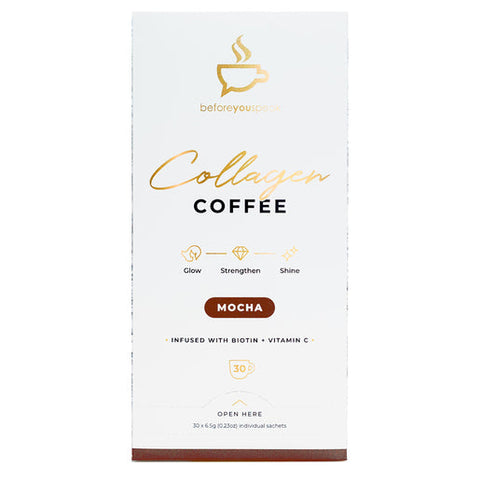 BEFOREYOUSPEAK Collagen Coffee Glow Mocha 6.5g 30 pack