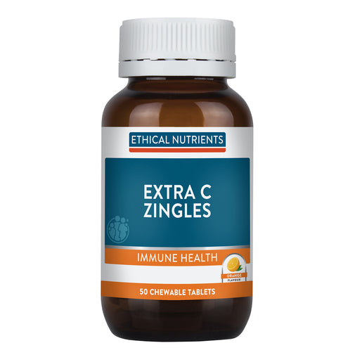 Ethical Nutrients Extra C Zingles Chewable Tablets 50 tablets