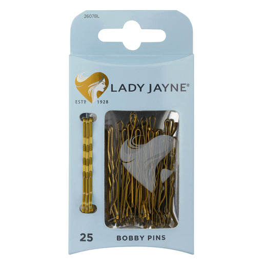 Lady Jayne Pins - Bobby Pins, 4.5cm, Blonde 25 pack