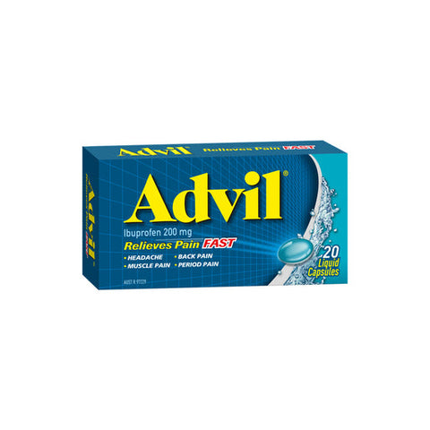 Advil Liquid Capsules 20 capsules