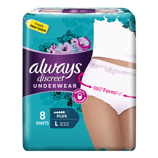 Always Discreet Pants Large 8 pack