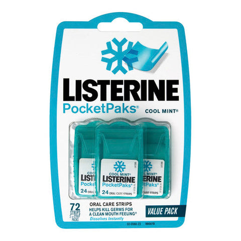 Listerine Pocket Pack Coolmint 72 pack