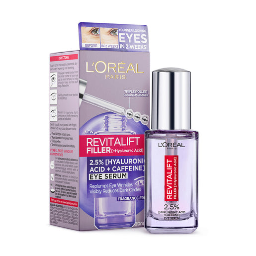 L'Oréal Paris Revitalift Filler 2.5% Hyaluronic Acid Eye Serum 20 ml