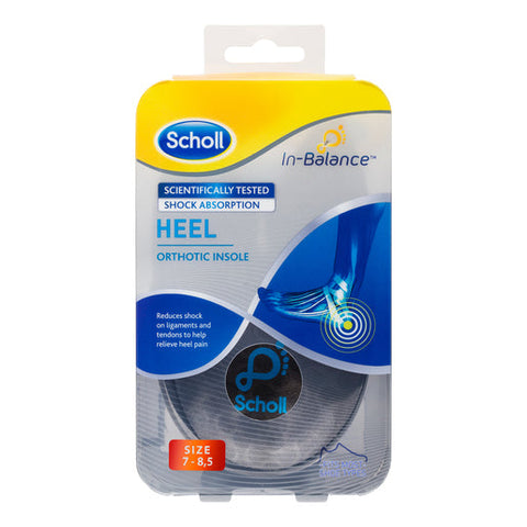 Scholl In-Balance Heel & Ankle Orthotic Insole Medium 1 pair