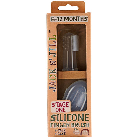 Jack N' Jill Silicone Finger Brush 1 kit