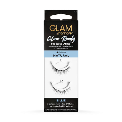 Glam by Manicare Glam Ready Lashes Natural Billie 1 pair
