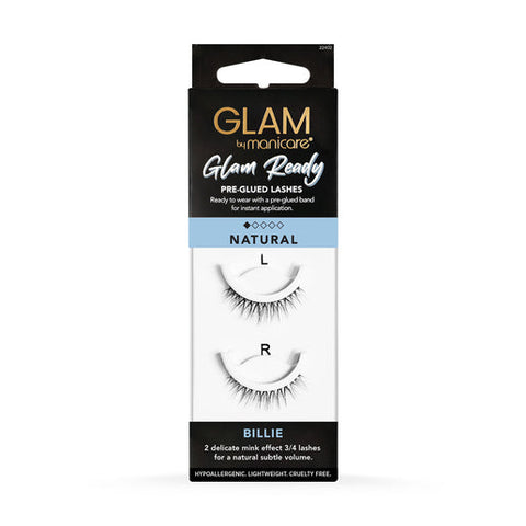 Glam by Manicare Glam Ready Lashes Natural Billie 1 pair