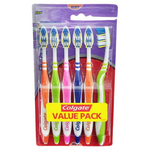 Colgate Zig Zag Soft Toothbrush Value Pack 6 pack