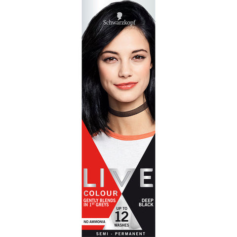 Schwarzkopf LIVE Colour Deep Black 75 ml