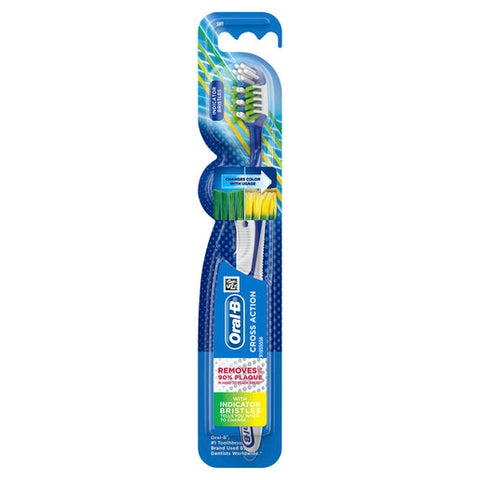 Oral-B Cross Action Anti Bacterial Toothbrush 1 ea