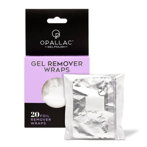 Opallac Gel Remover Wraps using Foil Technology 20 pack