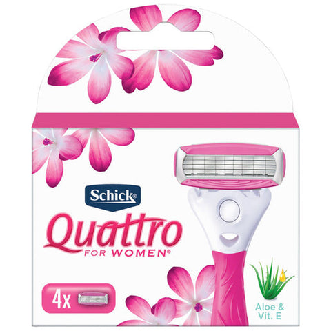 Schick Quattro For Women Cartridges 4 pack