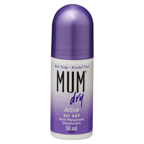 Mum Dry Antiperspirant Roll-On Deodorant Active 50 ml