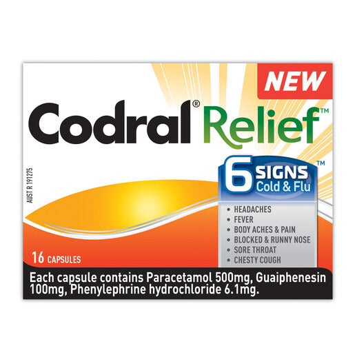 CODRAL® Relief Capsules 16 capsules