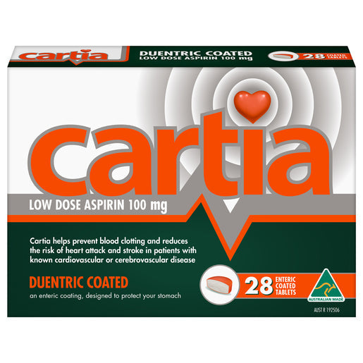 Cartia Low Dose Aspirin 28 tablets