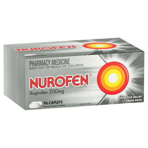 Nurofen Ibuprofen 200mg 96 caplets