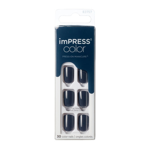 Kiss imPRESS Color Press On Nails Graytitude KIMC018 1 kit