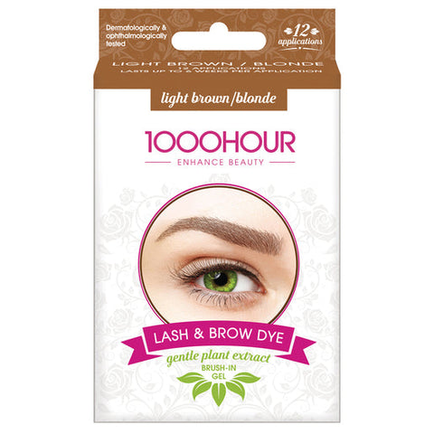 1000 Hour Lash & Brow Plant Extract Dye Kit Light Brown/Blonde 1 kit