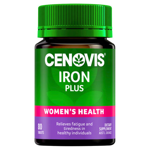 Cenovis Iron Plus for Women's Health + Energy 80 tablets