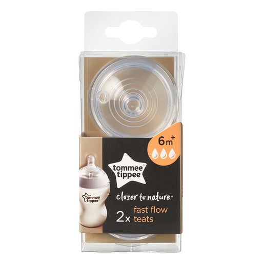 Tommee Tippee Closer to Nature Fast Flow Teats 2 pack
