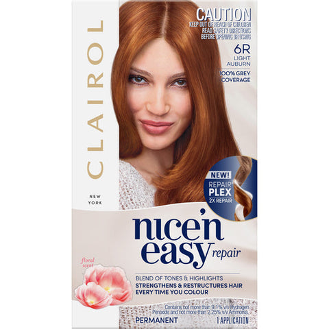 Clairol Nice'n Easy Repair 6R Light Auburn 1 pack