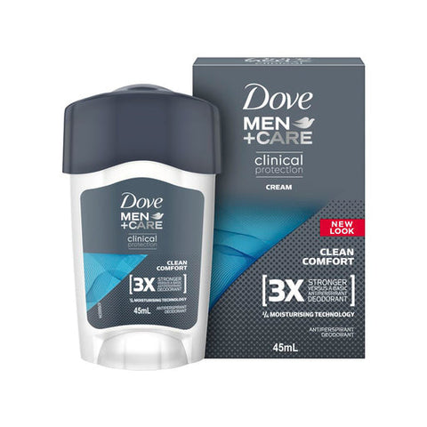 Dove Men Antiperspirant Deodorant Clinical Protection Clean Comfort 45 ml