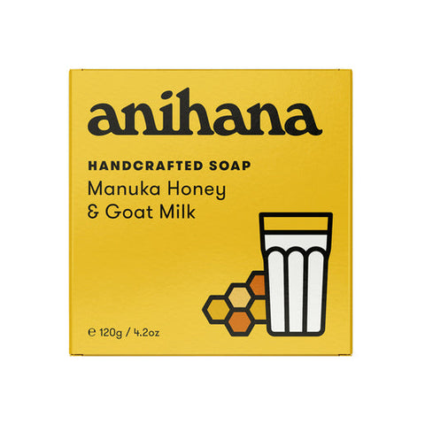 Anihana Manuka Honey & Goats Milk Handcrafted Soap 120 g