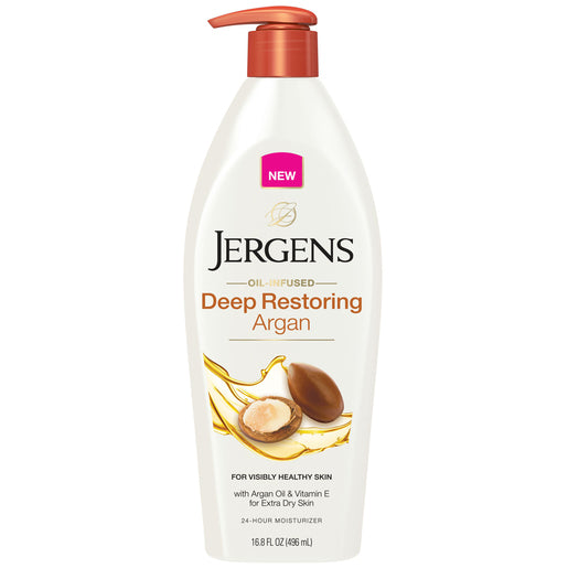 Jergens Oil Infused Deep Restoring Argan Moisturiser 496 ml