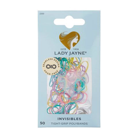 Lady Jayne Pastel Snagless Small Elastomer Elastics 50 pack