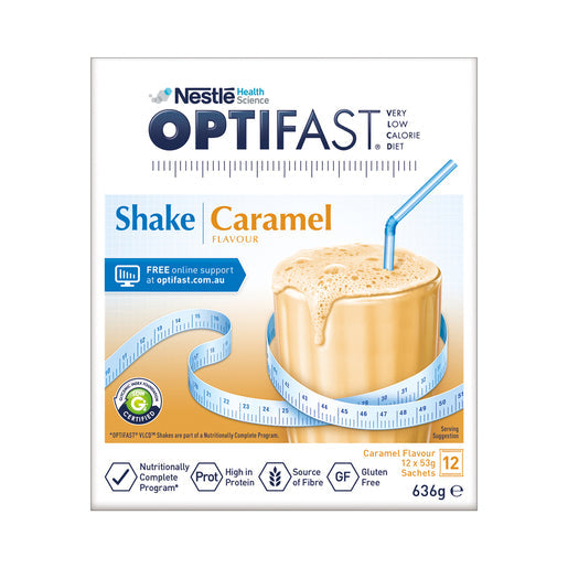 Optifast VLCD Shake Caramel Flavour 12 pack