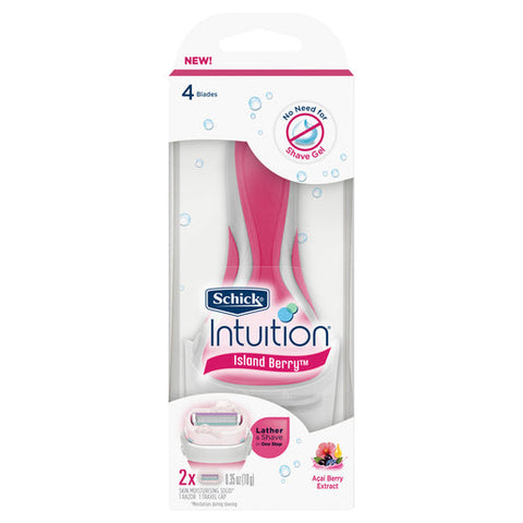 Schick Intuition Island Berry Razor 1 ea