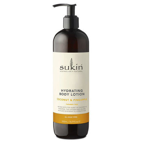 Sukin Coconut & Pineapple Hydrating Body Lotion 500 ml