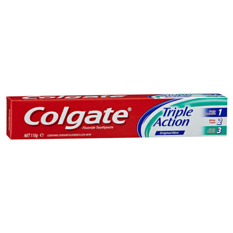 Colgate Triple Action Original Mint Toothpaste 110 g