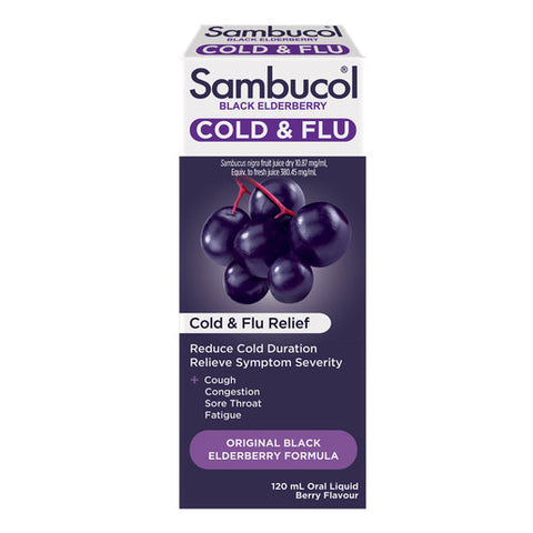 Sambucol Cold & Flu Syrup 120 ml