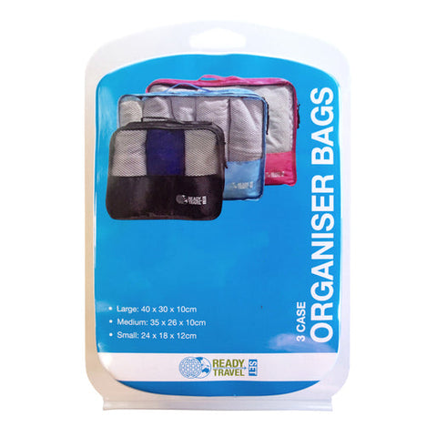 Ready Set Travel Organiser Bag 3 piece