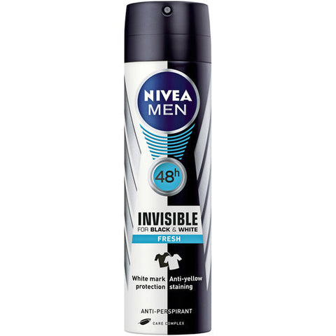 NIVEA Men Antiperspirant Deodorant Invisible Fresh 250 ml