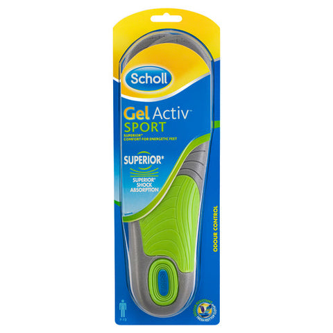 Scholl GelActiv Insoles for Men Sport 1 pair