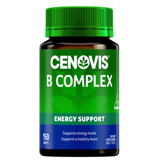 Cenovis Vitamin B Complex with B3, B6 + B12 for Energy 150 tablets