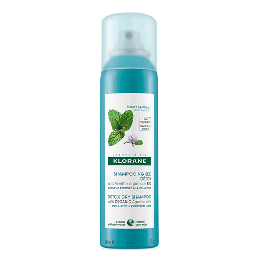 Klorane Detox Dry Shampoo with Aquatic mint 150 ml